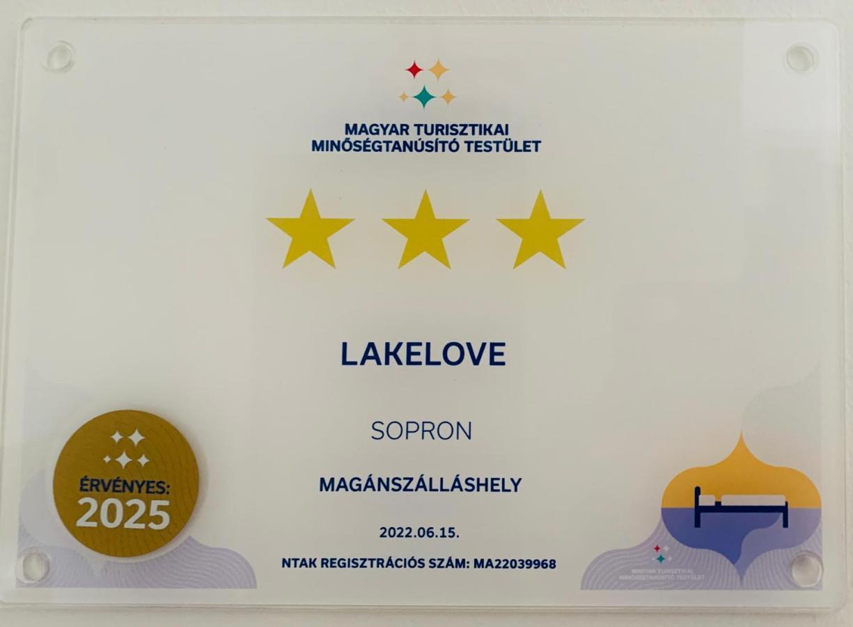 Lakelove Házikó Sopron- Erdő és Tópart Mellett Casa vacanze